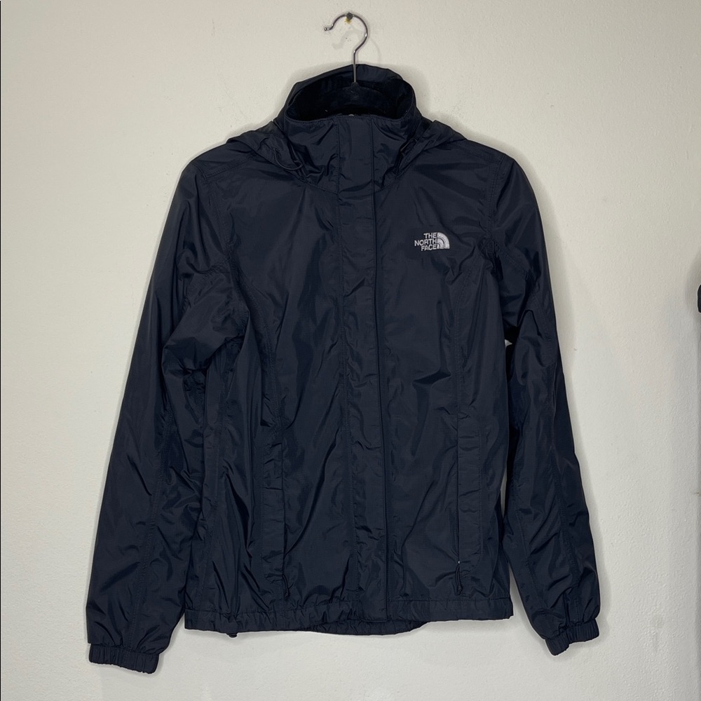 The North Face Midnight Black Hooded Jacket/ Windbreaker